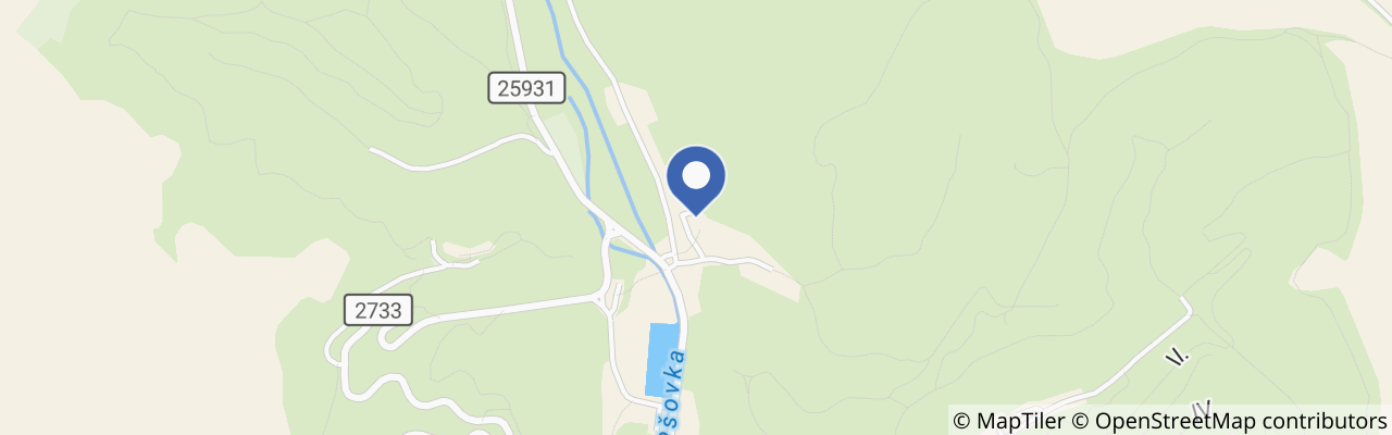 Mapa - Hotel Kokořín