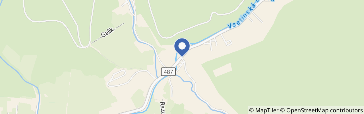 Mapa - Chaloupka U Justina