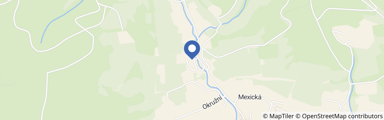 Mapa - Chalupy Mátěráda