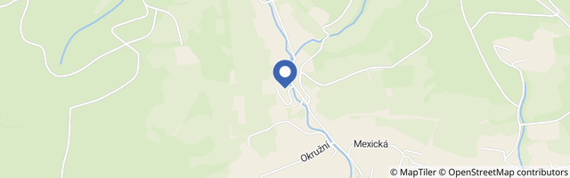 Mapa - Chalupy Mátěráda