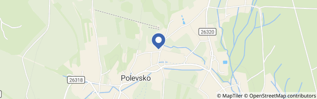 Mapa - Apartmány Polevsko