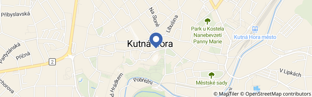 Mapa - Café Havlíček Penzion