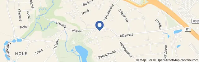 Mapa - Pension Coloseum Průhonice