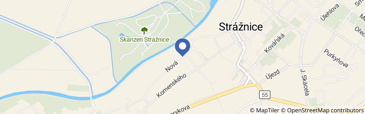 Mapa - Slovácká chalupa