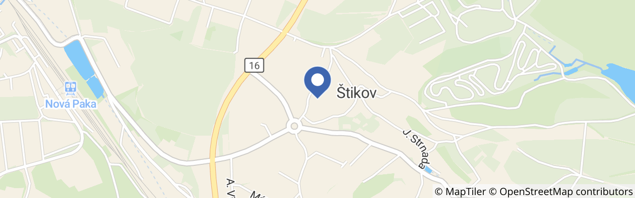 Mapa - Pension Štikov