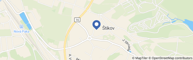 Mapa - Pension Štikov