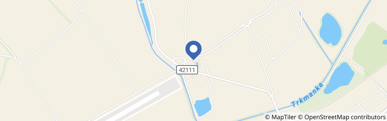 Mapa - Hotel Kraví Hora