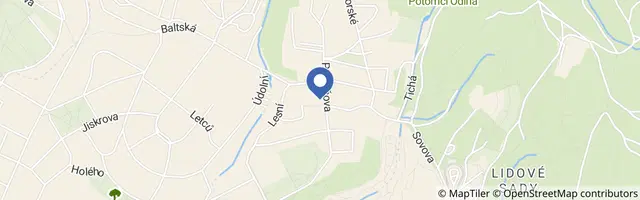 Mapa - Apartmány Vila Liberec