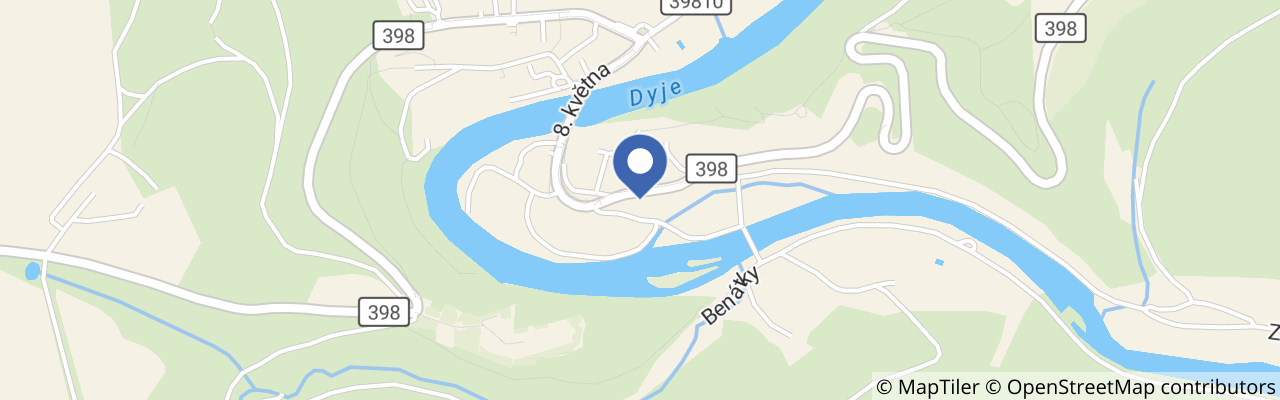 Mapa - Babyhotel Karolínka a Babymlýn