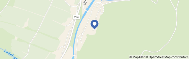 Mapa - Chalupa Modřín