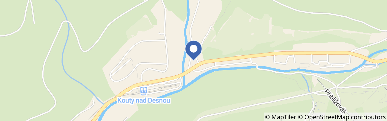 Mapa - Apartmánový Dům Pasťák