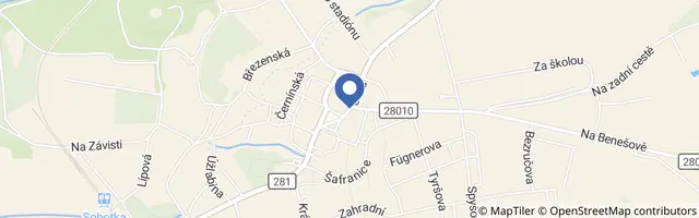 Mapa - Hotel Pošta