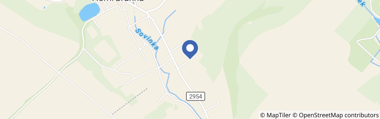 Mapa - Penzion pod Hájkem