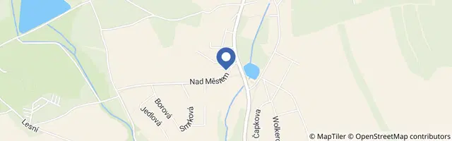 Mapa - Rezidence nad Městem