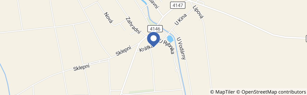 Mapa - Penzion Kratochvíl