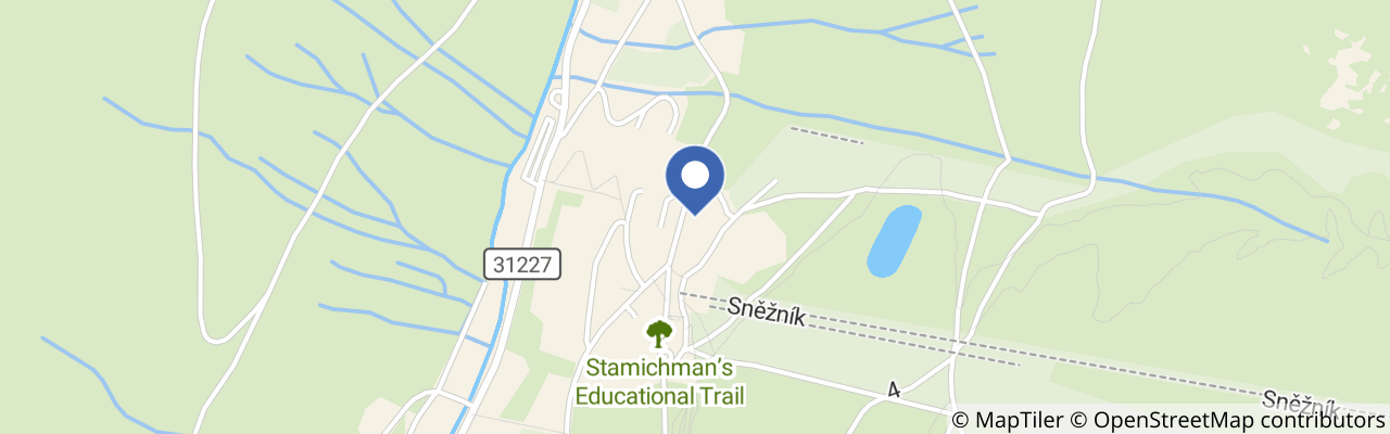 Mapa - Penzion Pod Slamníkem