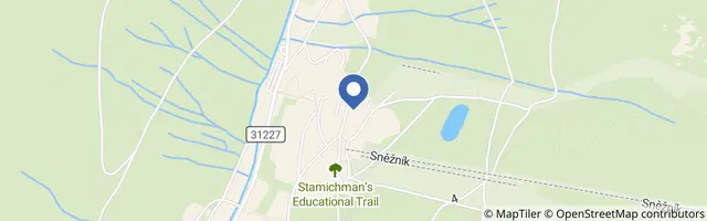 Mapa - Penzion Pod Slamníkem