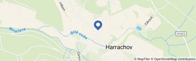 Mapa - Spa Bílý Hořec