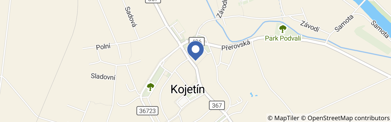 Mapa - Pivovarský Hotel