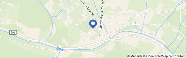 Mapa - Apartmány pod Modřínem