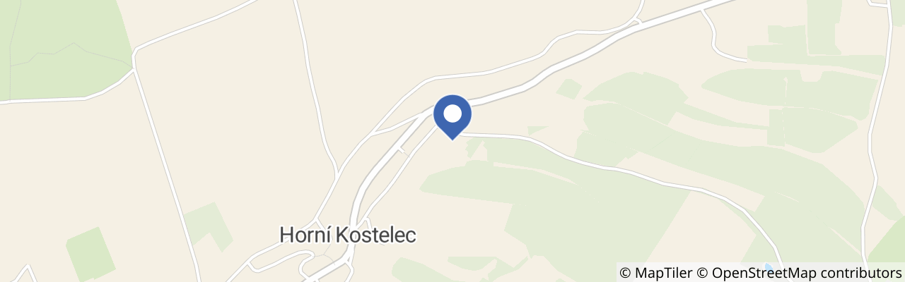 Mapa - Apartmán na statku Červený Kostelec