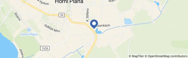 Mapa - Rodinný penzion Jantar Lipno