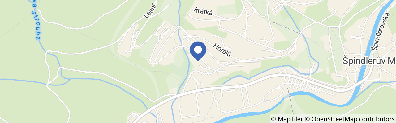 Mapa - Penzion Borůvka