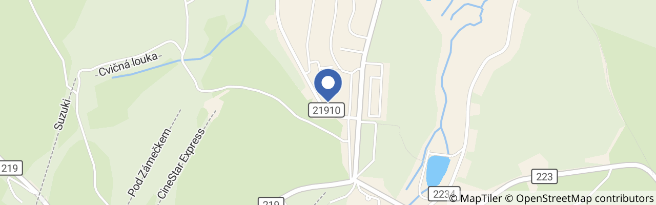 Mapa - Ski Chalet Klínovec