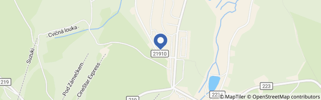 Mapa - Ski Chalet Klínovec