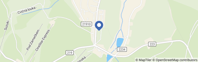 Mapa - Apartmány Hexagon