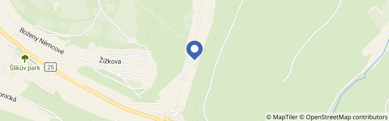 Mapa - Apartmán Port Jáchymov