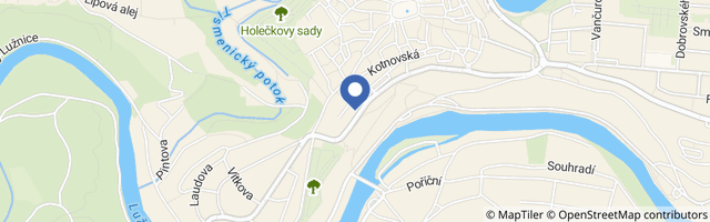 Mapa - LH Hotel Dvořák Tábor Congress & Wellness