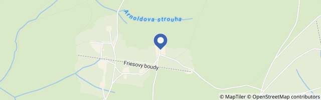 Mapa - Horský hotel Friesovy boudy