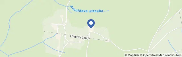 Mapa - Horský hotel Friesovy boudy