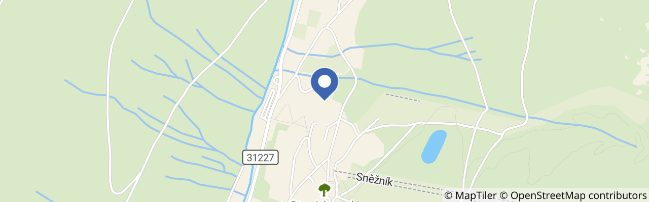 Mapa - Penzion Jiřinka