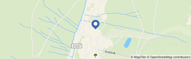 Mapa - Penzion Jiřinka