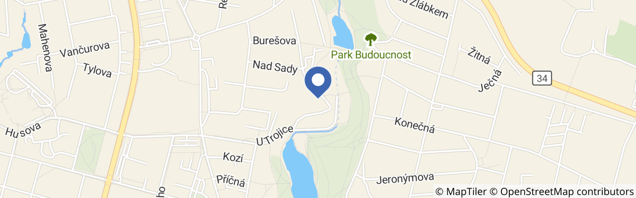 Mapa - Penzion Hurikán 63