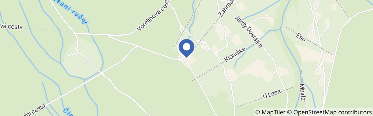 Mapa - Horská bouda Svornost