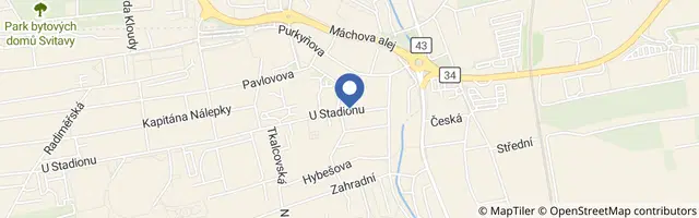 Mapa - Pension Fontána