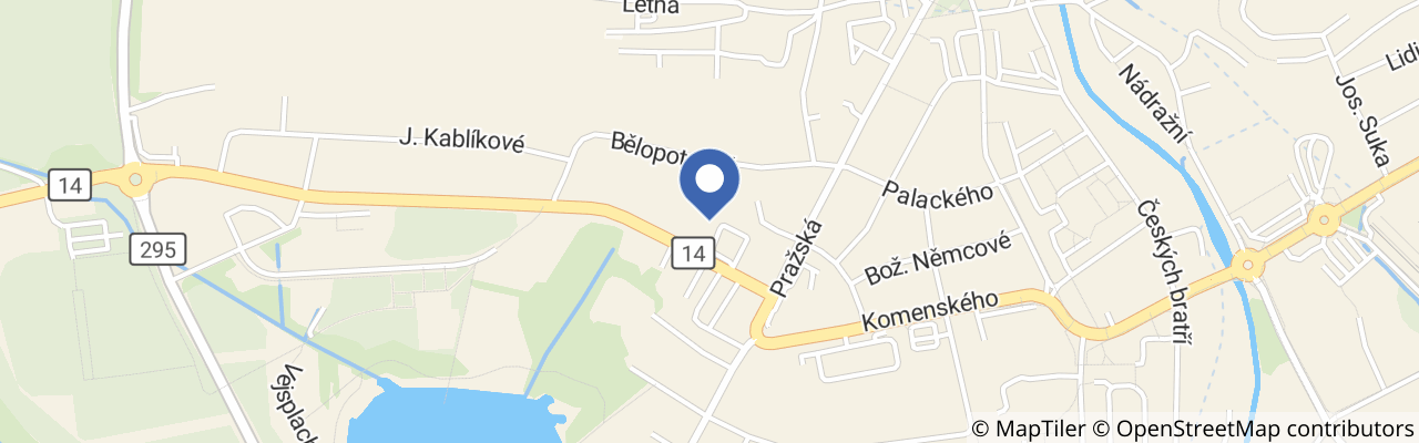 Mapa - Podstata Apartments - Valteřická