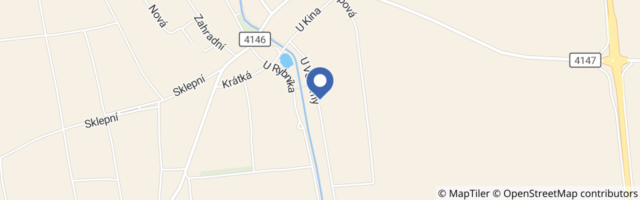 Mapa - Penzion Dolní Dunajovice