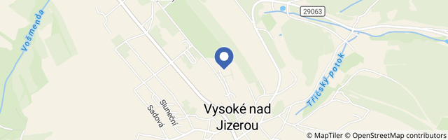 Mapa - Hotel Větrov