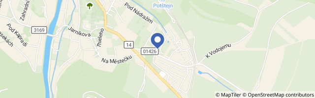 Mapa - Penzion POD HRADEM