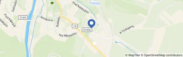 Mapa - Penzion POD HRADEM