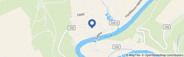 Mapa - Penzion Jelen