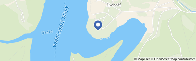 Mapa - Resort Beach Nová Živohošť