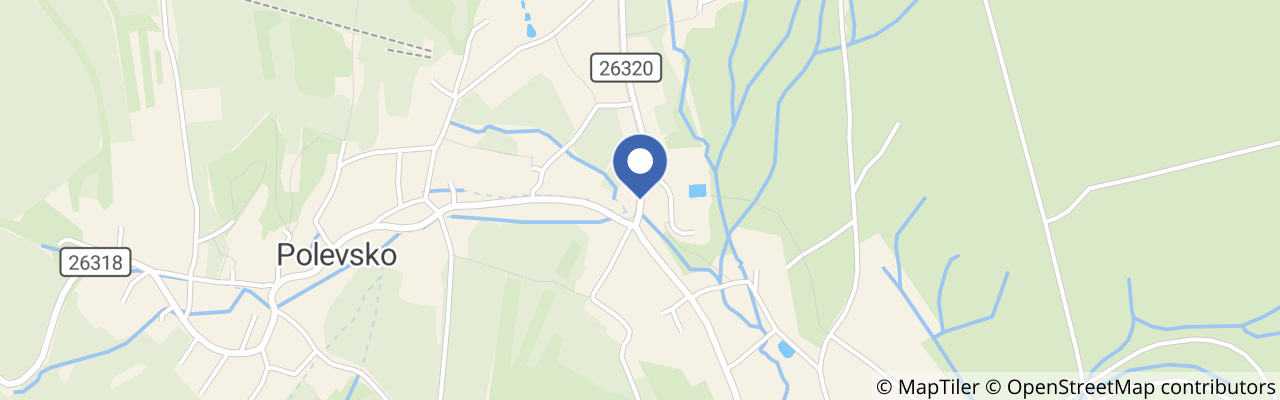 Mapa - Penzion Na Křižovatce