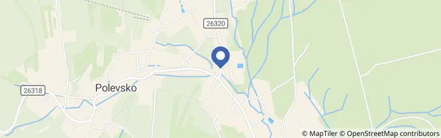 Mapa - Penzion Na Křižovatce