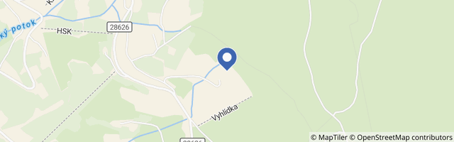 Mapa - Lesní Zátiší Benecko