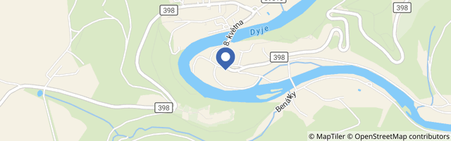 Mapa - Hotel Pod Zámkem